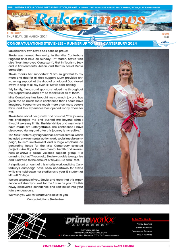 ANZAC & Sports Insert