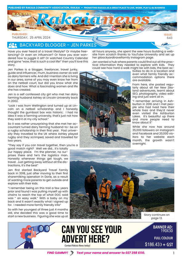 ANZAC & Sports Insert