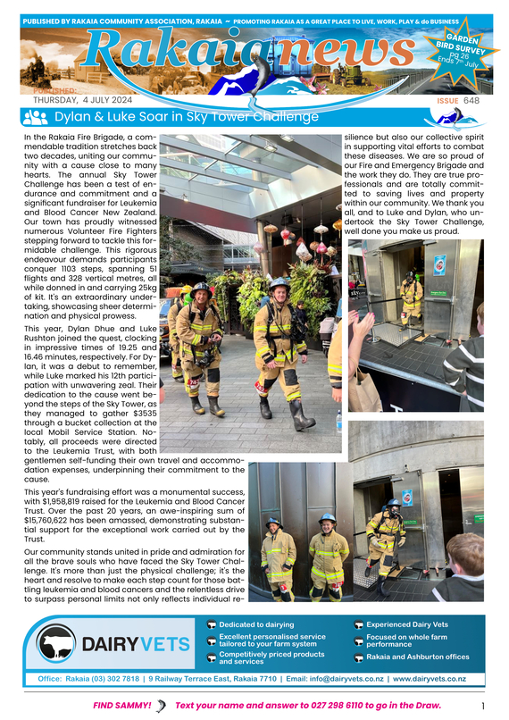 ANZAC & Sports Insert