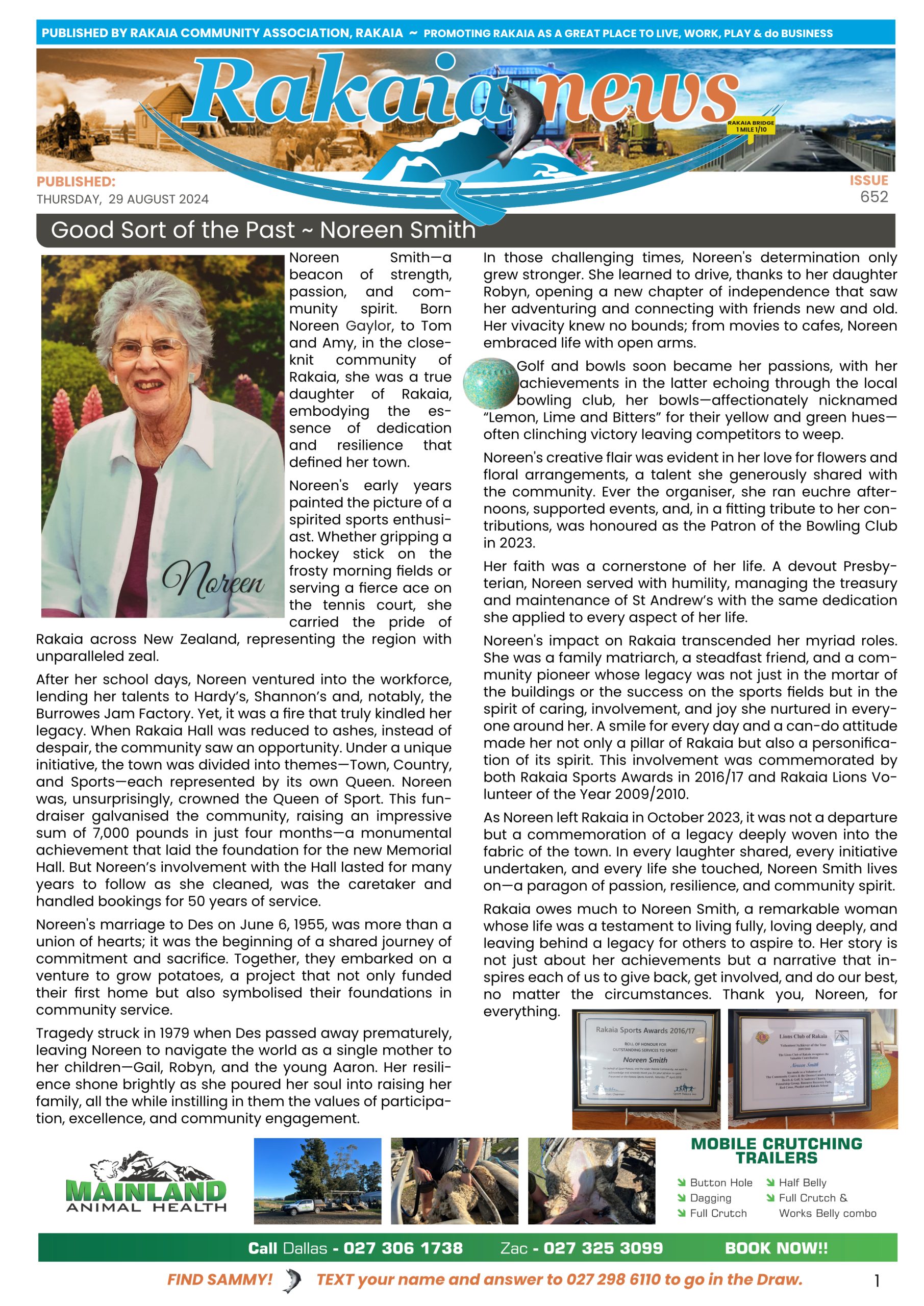 ANZAC & Sports Insert